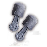 3M (formerly Aearo) P1400 3M Multiple Use PistonZ Piston Shaped Metallic-Look Foam Uncorded Earplugs